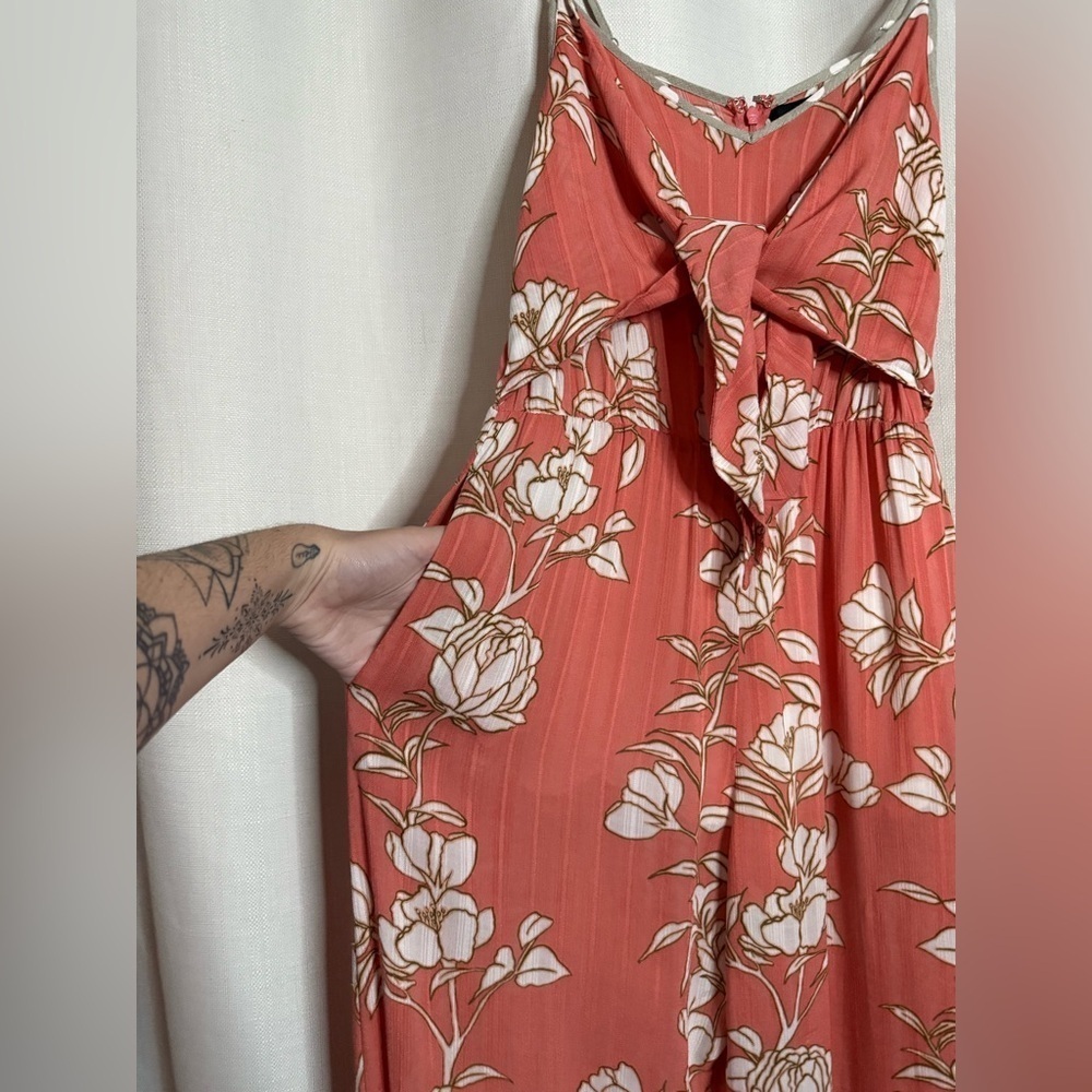 MINKPINK from Revolve Lovina Pink Floral Jumpsuit XS - Picture 7 of 14